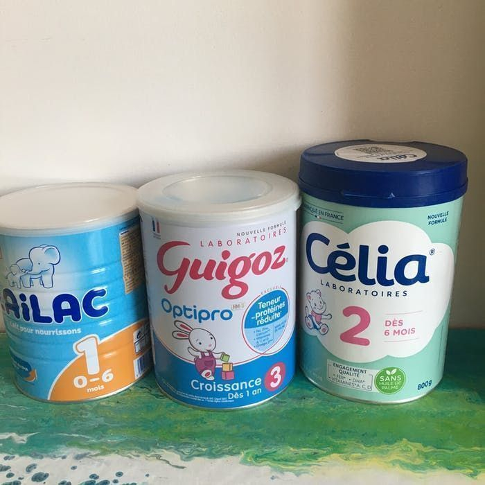 Boîte de lait bébés